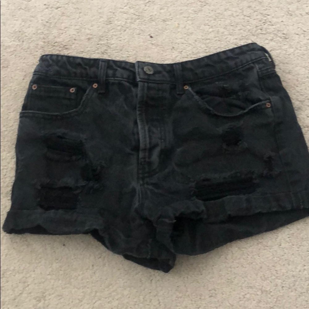 Forever 21 Distressed Jean Shorts